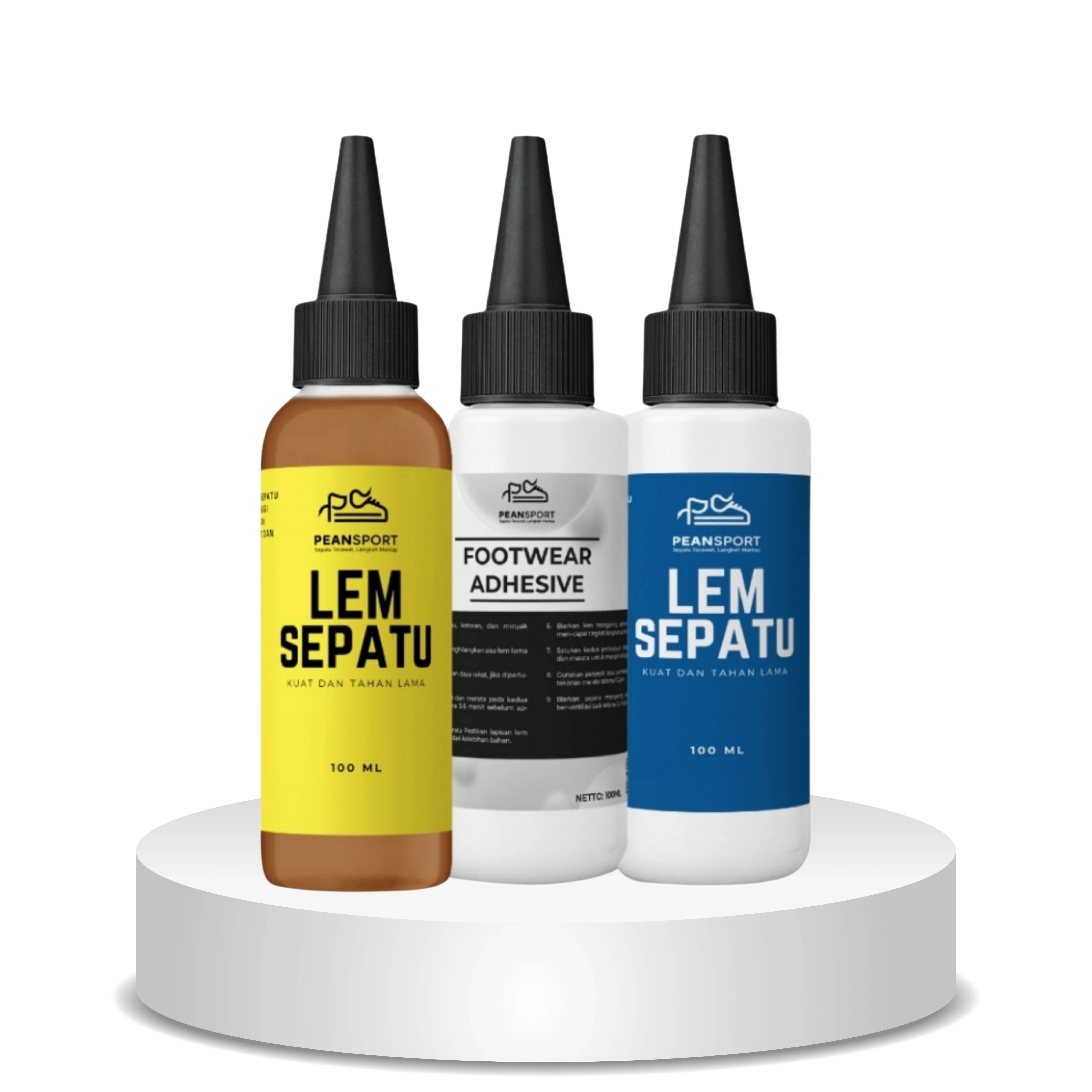 Peansport lem sepatu super kuat 100ml - tahan air dan cepat kering